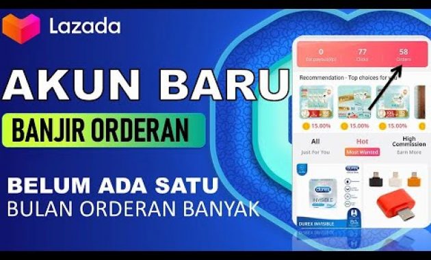 🔴 BANJIR ORDERAN DARI AFFILIATE – CARA DAFTAR AFFILIATE LAZADA PROGRAM