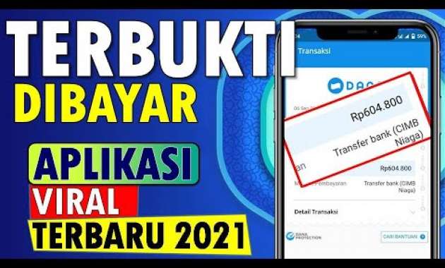 🔴 TERBARU OKTOBER APLIKASI PENGHASIL UANG TERCEPAT 2021 TERBARU HARI INI