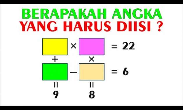Teka-teki Matematika – Berapakah Angka Yang Harus Diisikan pada Kotak Ini ?