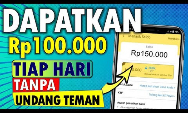 🔴 DAPATKAN 100 RIBU TIAP HARI! APLIKASI PENGHASIL UANG l APLIKASI PENGHASIL SALDO DANA TERCEPAT 2021