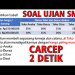 Carcep 2 DETIK Jawab Soal HOTS Ujian Sekolah Kelas 9 SMP – Aritmatika Sosial