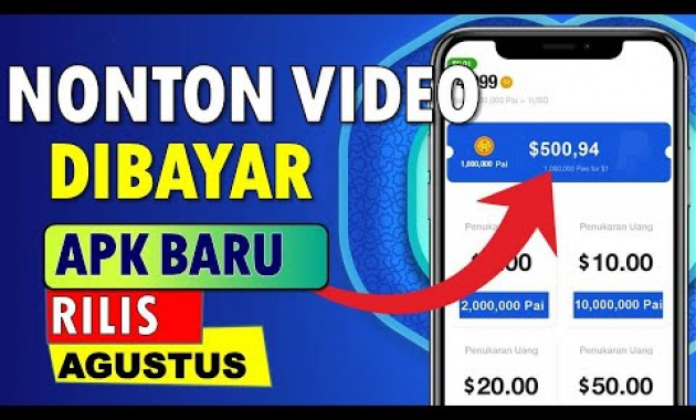 🔴 BARU RILIS NONTON VIDEO MENGHASILKAN UANG ! APLIKASI PENGHASIL UANG TERBARU AGUSTUS 2021