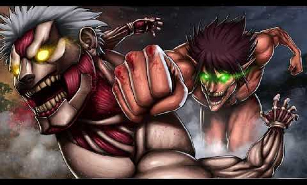 Download Eren vs Reiner Attack on Titan 4K LIVE WALLPAPER.