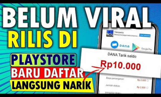 🔴DAFTAR LANGSUNG CAIR 10 RIBU! Aplikasi penghasil uang terbaru 2022 langsung cair