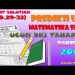 (No.29-32) Prediksi UN Matematika SMP – Pembahasan UCUN Tahap 2 Paket A 2018