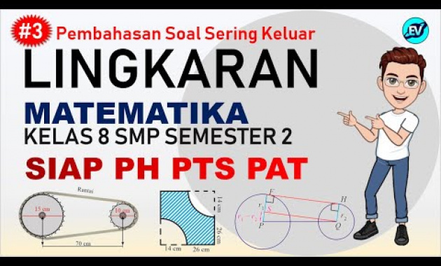 Soal PTS & PAT Matematika Kelas 8 SMP Semester 2 – Part 3 Lingkaran